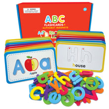 Load image into Gallery viewer, Curious Columbus Flash Cards & ABC Magnetic Letters