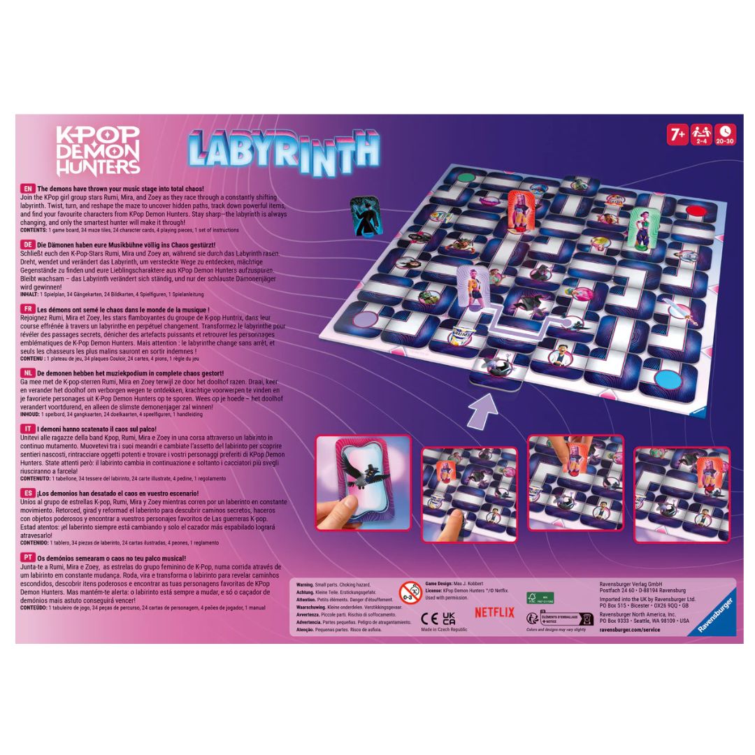 Ravensburger Labyrinth KPop Demon Hunters Game ** PRE-ORDER November**