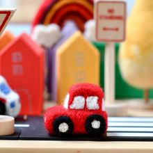 Load image into Gallery viewer, Tara Treasures Felt Car Red Toy