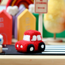 Load image into Gallery viewer, Tara Treasures Felt Car Red Toy