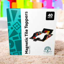 Load image into Gallery viewer, Learn & Grow Magnetic Tile Topper: 40pc Road Pack