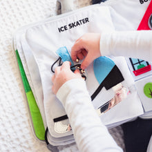 Load image into Gallery viewer, Curious Columbus Fabric Activity Book: When I Grow Up