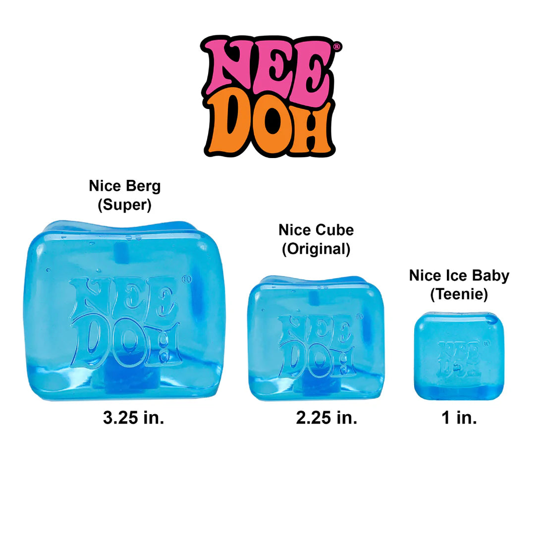 Schylling NeeDoh Glitter & Glow Niceberg ** PRE-ORDER December **