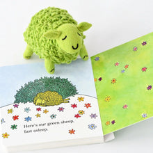 Load image into Gallery viewer, Tara Treasures Where Is The Green Sheep? Toy and Book Set
