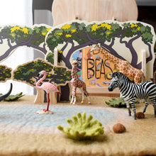 Load image into Gallery viewer, Tara Treasures Large Safari Play Mat Playscape