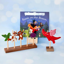 Load image into Gallery viewer, Tara Treasures The Room On The Broom Finger Puppets Set ** PRE-ORDER November **