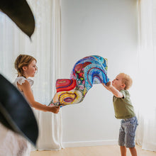 Load image into Gallery viewer, Play Silkies Indigenous ‘Wani-Wani Watina’ Print Silk