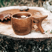 Load image into Gallery viewer, Wooden Hand-Crafted Leaf Cup