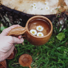 Load image into Gallery viewer, Wooden Hand-Crafted Leaf Cup