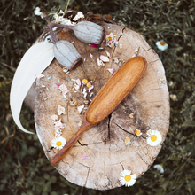 Load image into Gallery viewer, Wooden Hand-Carved Paddle Spoon