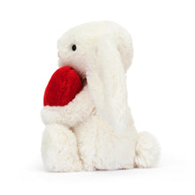 Load image into Gallery viewer, Jellycat Bashful Bunny with Red Love Heart