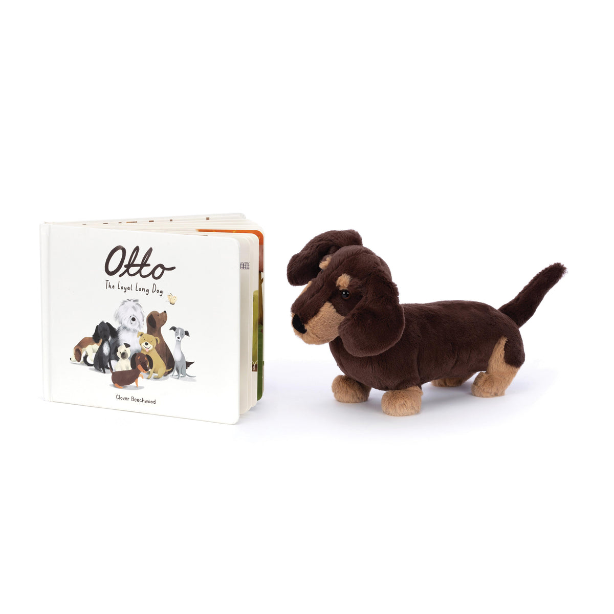Jellycat Otto the Loyal Long Dog Book