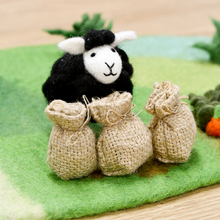 Load image into Gallery viewer, Tara Treasures Felt Baa Baa Black Sheep Toy