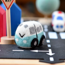 Load image into Gallery viewer, Tara Treasures Felt Camper Van Toy
