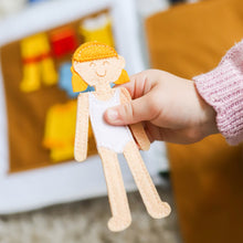 Load image into Gallery viewer, Curious Columbus Fabric Activity Book: Away We Go