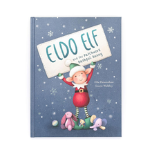 Load image into Gallery viewer, Jellycat Eldo Elf and the Patchwork Bashful Bunny Book