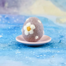 Load image into Gallery viewer, Tara Treasures Felt Floral & Dot Egg (Assorted)