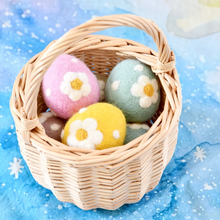 Load image into Gallery viewer, Tara Treasures Felt Floral & Dot Egg (Assorted)