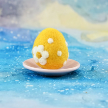 Load image into Gallery viewer, Tara Treasures Felt Floral & Dot Egg (Assorted)