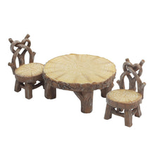 Load image into Gallery viewer, Fairy Garden Celtic Heart Fairy Furniture Set