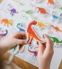 Load image into Gallery viewer, Curious Columbus Magnetic Dinosaurs & Letters