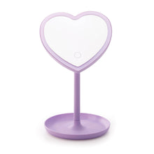 Load image into Gallery viewer, ISGift Light Up LED Heart Mirror