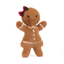 Load image into Gallery viewer, Jellycat Jolly Gingerbread Small - Ruby
