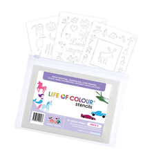Load image into Gallery viewer, Life of Colour Stencil Pack (Assorted)