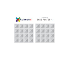 Load image into Gallery viewer, Connetix Clear 2pc Base Plate Pack