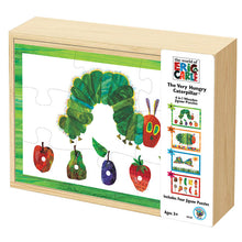 Load image into Gallery viewer, The Very Hungry Caterpillar 4 in 1 Wooden Puzzle