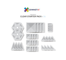 Load image into Gallery viewer, Connetix Clear 34pc Starter Pack