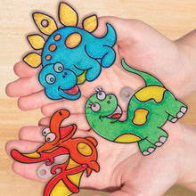 Load image into Gallery viewer, IsGift Make Your Own Dinosaur Suncatcher Kit ** IMPerfect **