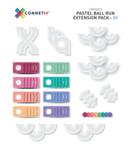 Load image into Gallery viewer, Connetix Pastel 80pc Ball Run Expansion Pack