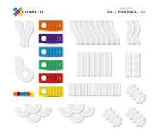 Load image into Gallery viewer, Connetix Rainbow 92pc Ball Run Pack