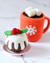 Load image into Gallery viewer, Tara Treasures Felt Christmas Pudding (Round)