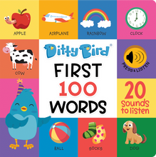 Load image into Gallery viewer, Ditty Bird First 100 Words Board Book