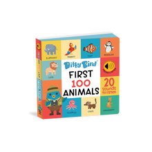 Load image into Gallery viewer, Ditty Bird First 100 Animals Board Book