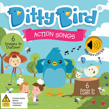 Load image into Gallery viewer, Ditty Bird Action Songs Board Book