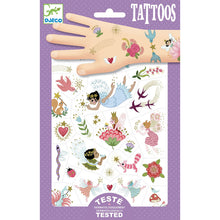 Load image into Gallery viewer, Djeco Temporary Tattoos (Assorted)