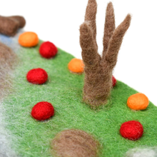Load image into Gallery viewer, Tara Treasures Woodland River Play Mat Playscape