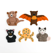 Load image into Gallery viewer, Tara Treasures Australian Animals (E) Finger Puppet Set