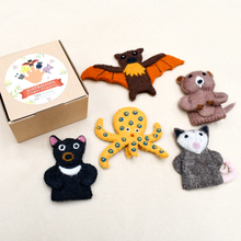 Load image into Gallery viewer, Tara Treasures Australian Animals (E) Finger Puppet Set