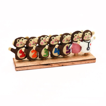 Load image into Gallery viewer, Tara Treasures Five Little Monkeys, Finger Puppet Set