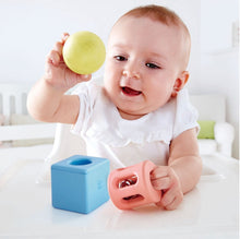 Load image into Gallery viewer, Hape 3pc Geometric Rattle Set