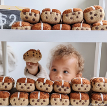 Load image into Gallery viewer, Tara Treasures Felt Hot Cross Buns (Assorted)