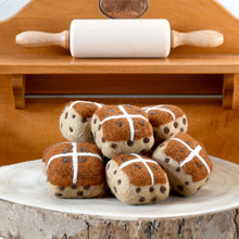 Load image into Gallery viewer, Tara Treasures Felt Hot Cross Buns (Assorted)