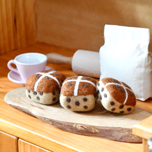 Load image into Gallery viewer, Tara Treasures Felt Hot Cross Buns (Assorted)