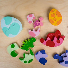 Load image into Gallery viewer, Kiddie Connect Egg and Dino Puzzle