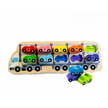 Load image into Gallery viewer, Kiddie Connect 1-10 Car Puzzle