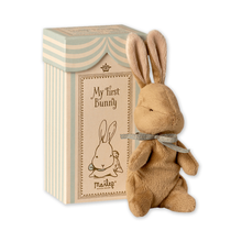 Load image into Gallery viewer, Maileg My First Bunny Blue ** Damaged Box **